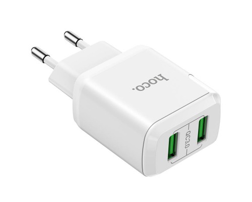 СЗУ HOCO N6 QC3.0 (2USB/3A) + USB - MicroUSB (00000049065_1)