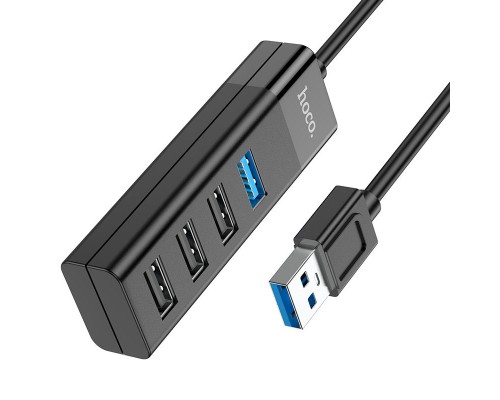 Переходник Hoco HB25 Easy mix 4in1 (USB to USB3.0+USB2.0*3) (00000055842_1)