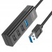Переходник Hoco HB25 Easy mix 4in1 (USB to USB3.0+USB2.0*3) (00000055842_1)