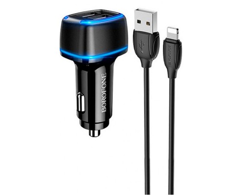 АЗУ Borofone BZ14 Max (2USB/2.4A) + Lightning (00000057598_1)