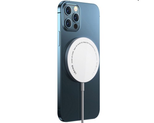 БЗУ Usams US-CD155 for iPhone 12, 15W, Type-C (магнитный) (00000042594_1)