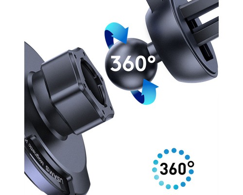 Автодержатель с БЗУ USAMS US-CD164 Ultra-Slim 15W (00000049262_1)