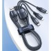 Дата кабель Usams US-SJ515 U73 3IN1 Aluminum Alloy Cable 1.2m (00000049215_2)