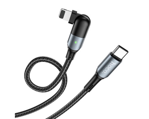 Дата кабель Hoco U100 "Orbit PD" Type-C to Lightning (1.2 m) (00000052963_1)