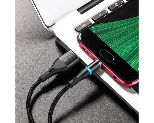 Дата кабель Borofone BU16 Skill magnetic USB to MicroUSB (1.2m) (00000055400_1)