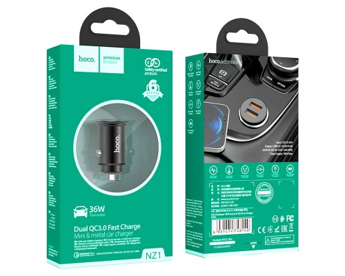 АЗУ Hoco NZ1 PD36W+QC3.0 (2USB/3.0A) (00000057459_1)