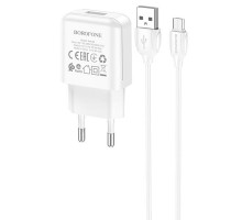 СЗУ Borofone BA64A Single port + MicroUSB (00000056919_1)