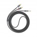 Аудио кабель Aux Hoco UPA10 Lotus Double RCA Audio 3.5 mm (1,5м) (00000032941_1)