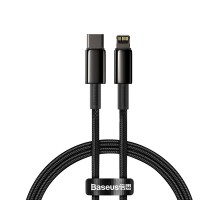 Дата кабель Baseus Tungsten Gold Type-C to Lightning PD 20W (1m) (CATLWJ) (00000048847_1)