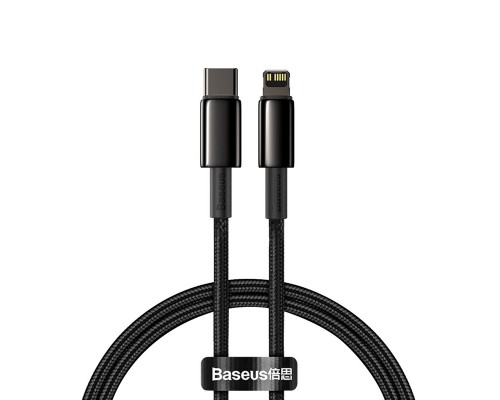 Дата кабель Baseus Tungsten Gold Type-C to Lightning PD 20W (1m) (CATLWJ) (00000048847_1)