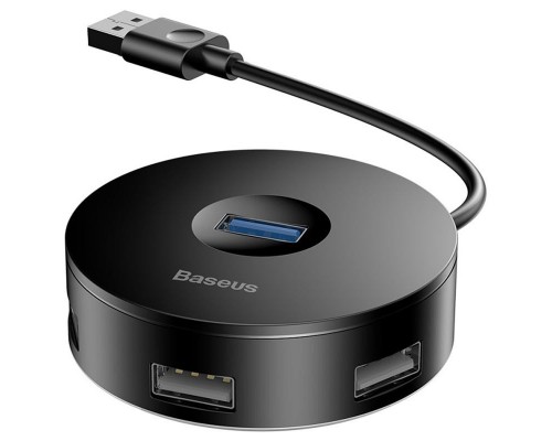 Переходник HUB Baseus Round Box USB to USB 3.0 + 3USB 2.0 (CAHUB-F) (00000031221_2)