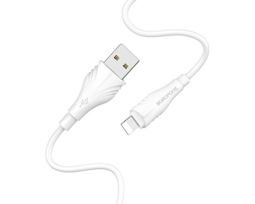 Дата кабель Borofone BX18 Optimal USB to Lightning (1m) (00000056884_1)