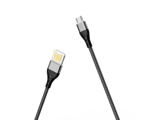 Дата кабель Borofone BU11 Tasteful USB to MicroUSB (1.2m) (00000057048_1)