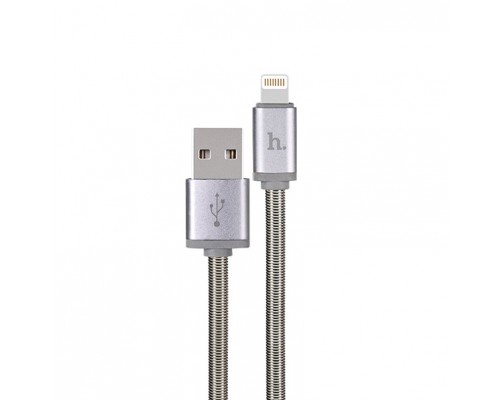 Дата кабель Hoco U5 "Full-Metal" Lightning Cable (1.2m) (00000034562_3)