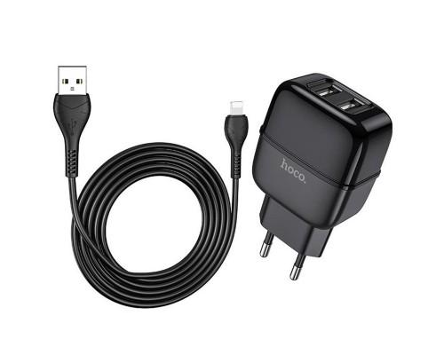СЗУ HOCO C73A (2USB/2.4A) + lightning (00000036213_2)