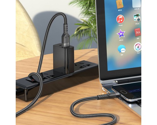 Дата кабель Hoco U110 charging data sync USB to MicroUSB (1.2 m) (00000057316_1)