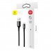 Дата кабель Baseus C-shaped (со световым индикатором) USB to Lightning 2.4A (1m) (CALCD) (00000027364_1)
