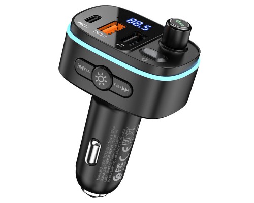 АЗУ FM модулятор HOCO E62 PD20W+QC3.0 (00000053010_1)
