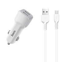 АЗУ Hoco Z23 Grand Style + Cable (Micro) 2.4A 2USB (00000030974_1)