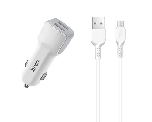 АЗУ Hoco Z23 Grand Style + Cable (Micro) 2.4A 2USB (00000030974_1)