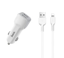 АЗУ Hoco Z23 Grand Style + Cable (Lightning) 2.4A 2USB (00000030975_1)