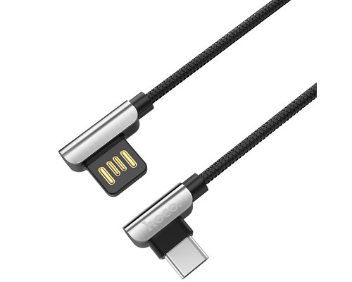 Дата кабель Hoco U42 Exquisite Steel Type-C cable (1.2m) (00000031078_1)