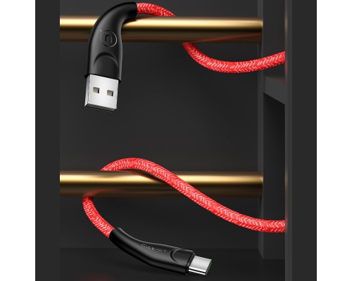Дата кабель Usams US-SJ395 U41 Type-C Braided Data and Charging Cable 2m (00000034460_1)