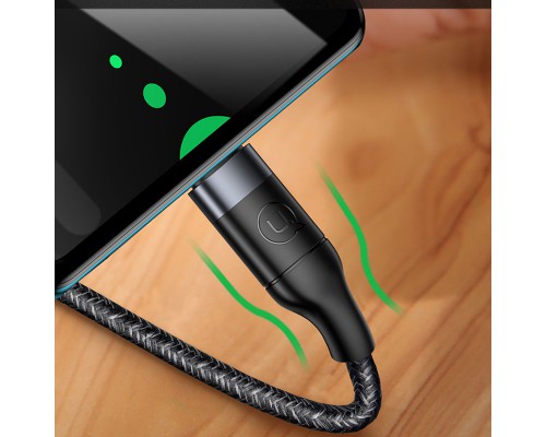 Дата кабель Usams US-SJ400 U31 100W PD Fast Charging Type-C to Type-C (1.2m) (00000036165_1)