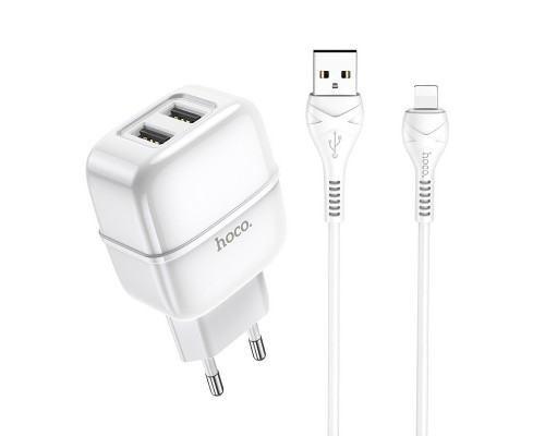 СЗУ Hoco C77A (2USB/2.4A) + Lightning (00000039231_1)