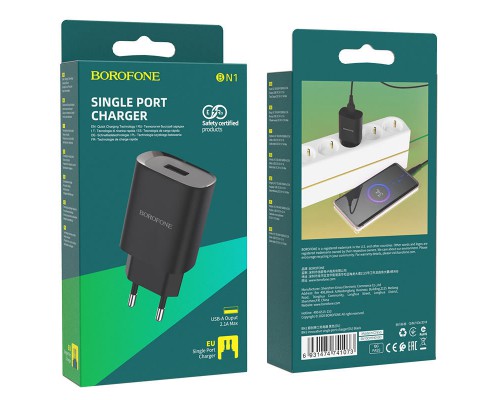 СЗУ Borofone BN1 (1USB/2.1A) (00000055348_1)