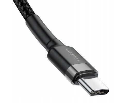 Дата кабель Baseus Cafule Type-C to Type-C Cable PD 2.0 60W (2m) (CATKLF-H) (00000031875_1)