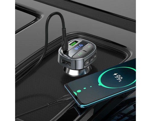 АЗУ FM модулятор HOCO E70 PD30W+QC3.0 (00000057457_1)