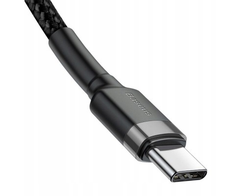Дата кабель Baseus Cafule Type-C to Type-C Cable PD 2.0 60W (1m) (CATKLF-G) (00000031873_1)
