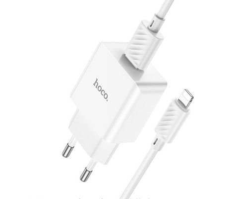 СЗУ Hoco C106A Leisure 10.5W (1USB-A) + кабель USB to Lightning (00000076414_1)