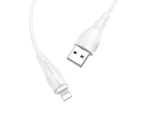 Дата кабель Borofone BX18 Optimal USB to Lightning (3m) (00000056880_1)