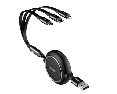Дата кабель Baseus Golden Loop 3-in-1 (1.2m) (CAMLT-JH) (00000035167_1)