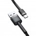 Дата кабель Baseus Cafule Type-C Cable 3A (0.5m) (CATKLF-A) (00000034279_1)