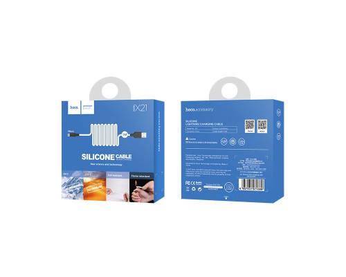 Дата кабель Hoco X21 Silicone MicroUSB Cable (1m) (00000032926_1)