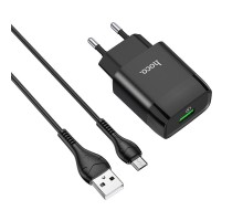 СЗУ Hoco C72Q QC3.0 (1USB/2A) + MicroUSB (00000041731_2)