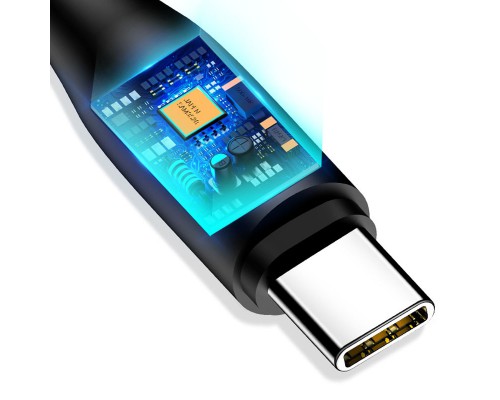 Дата кабель USAMS US-SJ267 U18 Round Type-C Cable (1m) (00000051936_1)