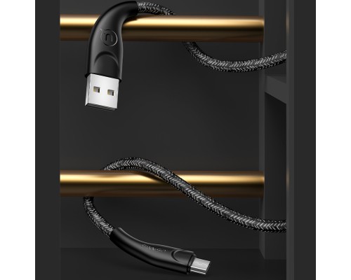 Дата кабель Usams US-SJ396 U41 Micro Braided Data and Charging Cable 2m (00000034461_2)