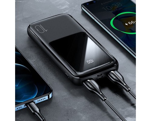 Портативное зарядное устройство Usams US-CD163 PB58 Dual USB Digital Display Power Bank 10000mAh (00000052271_1)