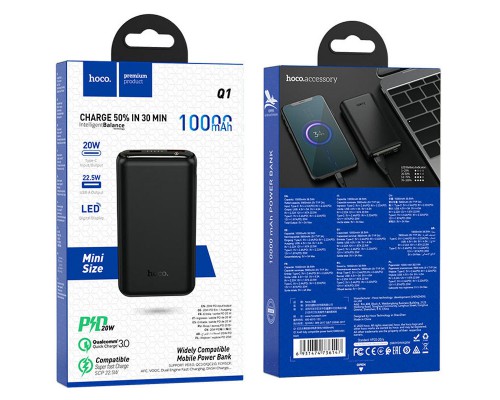 Портативное зарядное устройство Power Bank Hoco Q1 Kraft 10000 mAh (00000049136_1)