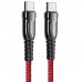 Дата кабель Joyroom S-1230K1 Type-C to Type-C 60W (1.2m) (00000052051_1)