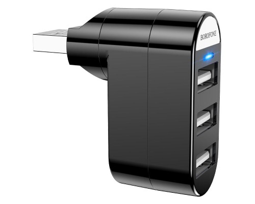 Переходник HUB Borofone DH3 three-port USB splitter (00000056870_1)