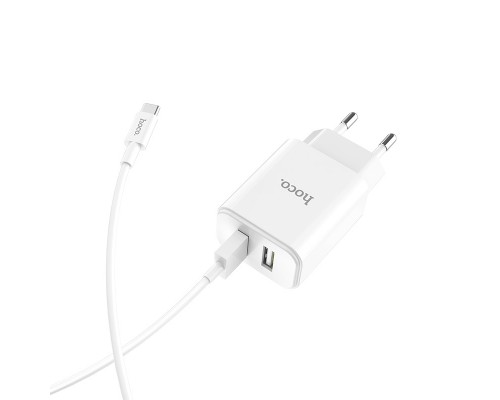 СЗУ Hoco C62A Victoria 2.1A 2USB + cable Type-C (00000033984_1)