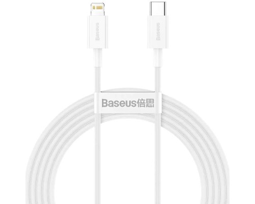 Дата кабель Baseus Superior Series Fast Charging Type-C to Lightning PD 20W (1m) (CATLYS-A) (00000053340_2)