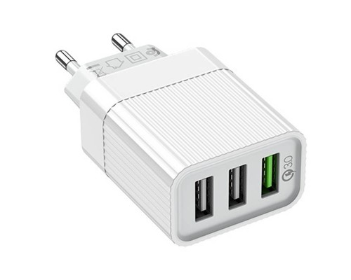 СЗУ Borofone BA40A Speedway three-Port QC3.0 (00000056892_1)