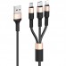 Дата кабель Hoco X26 Xpress 3in1 Lightning -MicroUSB-Type-C (1m) (00000035244_2)