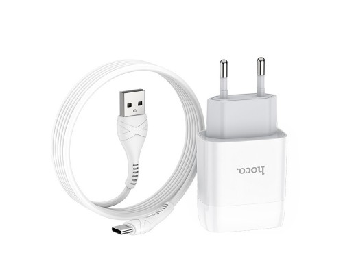 СЗУ Hoco C72A (1USB/2.1A) + Type-C (00000041729_1)